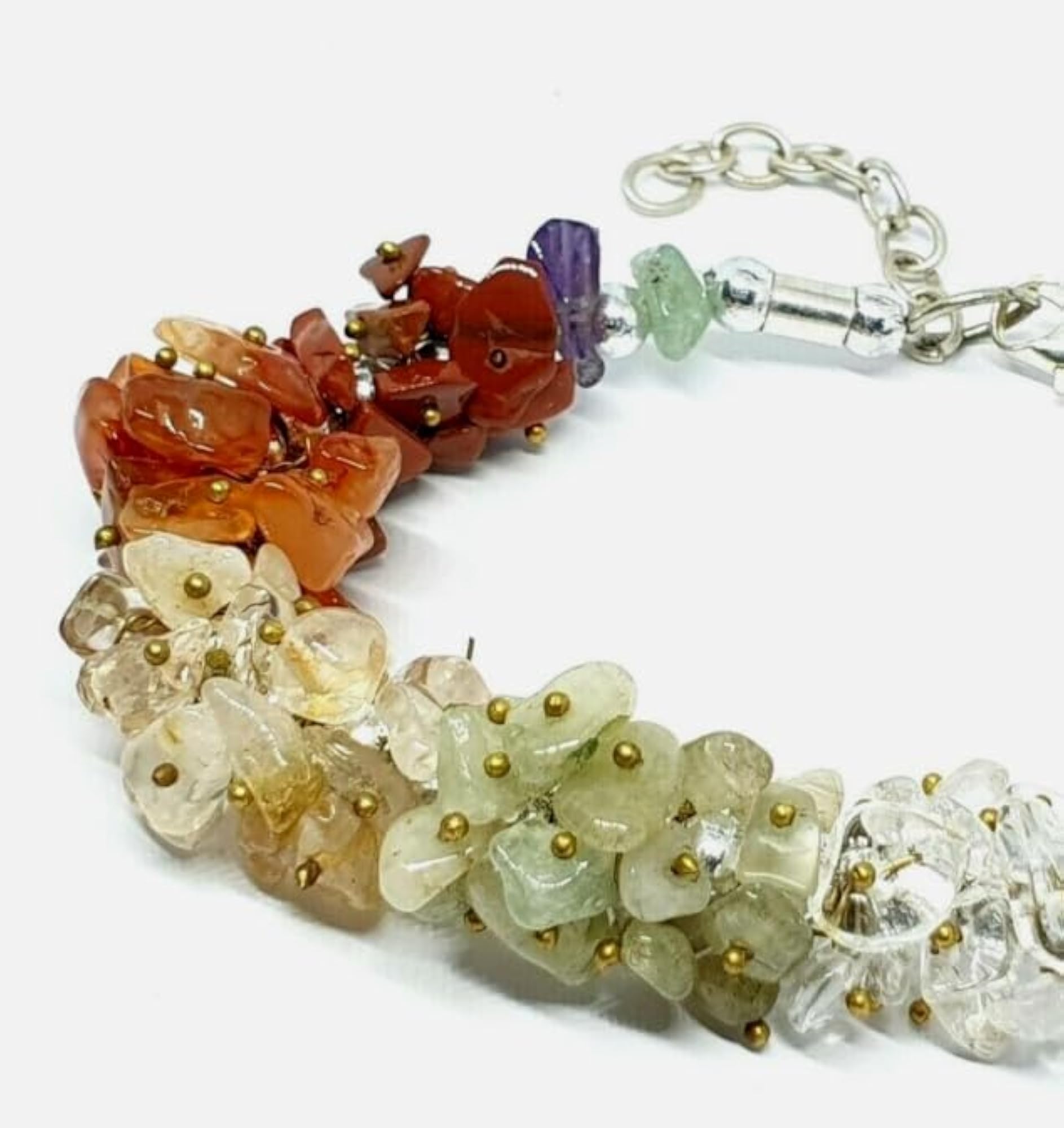 7 Chakra Bracelet with Certificate, Healing Energy