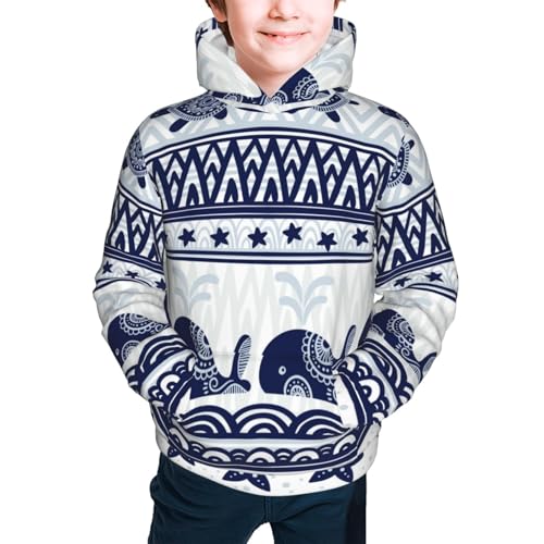 Sea Underwater Animals1 Kid Hoodies Boys Sweatshirts Girls Pullover with Pocket3