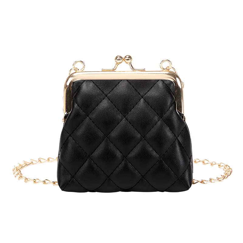 Sweet Lipstick Bag For Girls & Women Small Bag, Makeup Storage Bag With Rhombus Chain-image-19