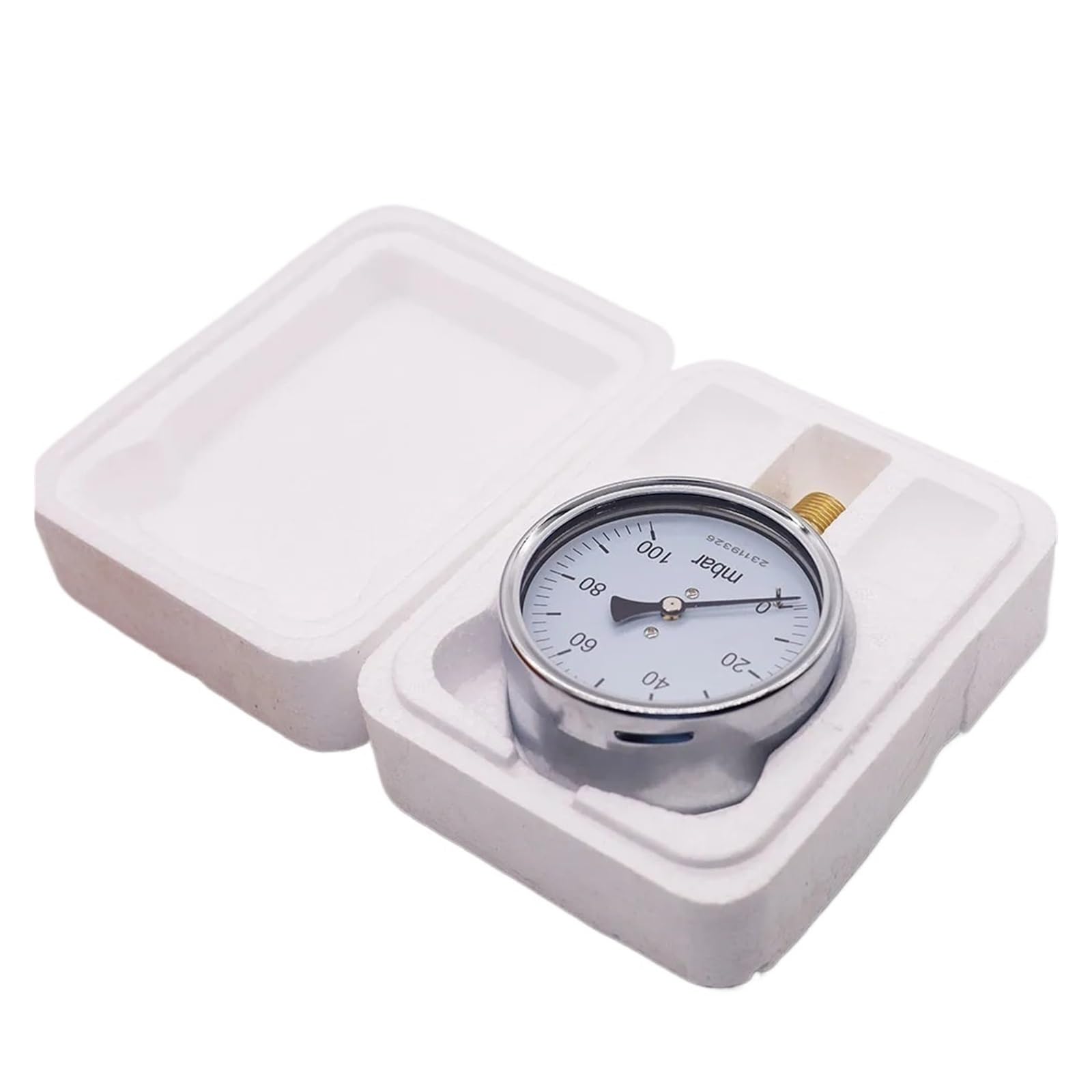 Manomètre G1/2 Mbar 0-10mbar 40mbar 60mbar 100mbar 200mbar 500mbar 1000mbar Pression de gaz 100mm diamètre Jau,Manomètre manomètre(0-40mbar)
