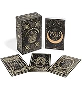 Mystical Gold Foil and Black Tarot Cards with Guide Book for Beginners and Advanced Tarot Readers...