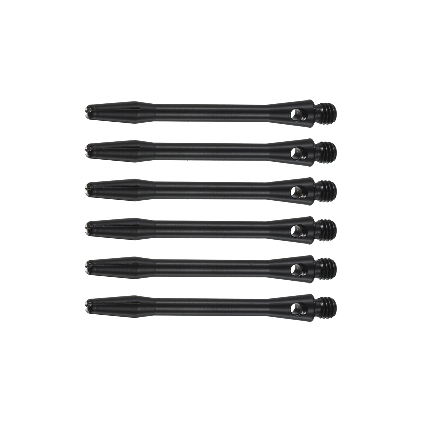 M METERXITY 6 Pack Darts Shafts - Aluminum Darts Stems Medium 2BA Thread, Apply to Darts Games/Darts Sports/Entertainmence/Party (48mm, Black)