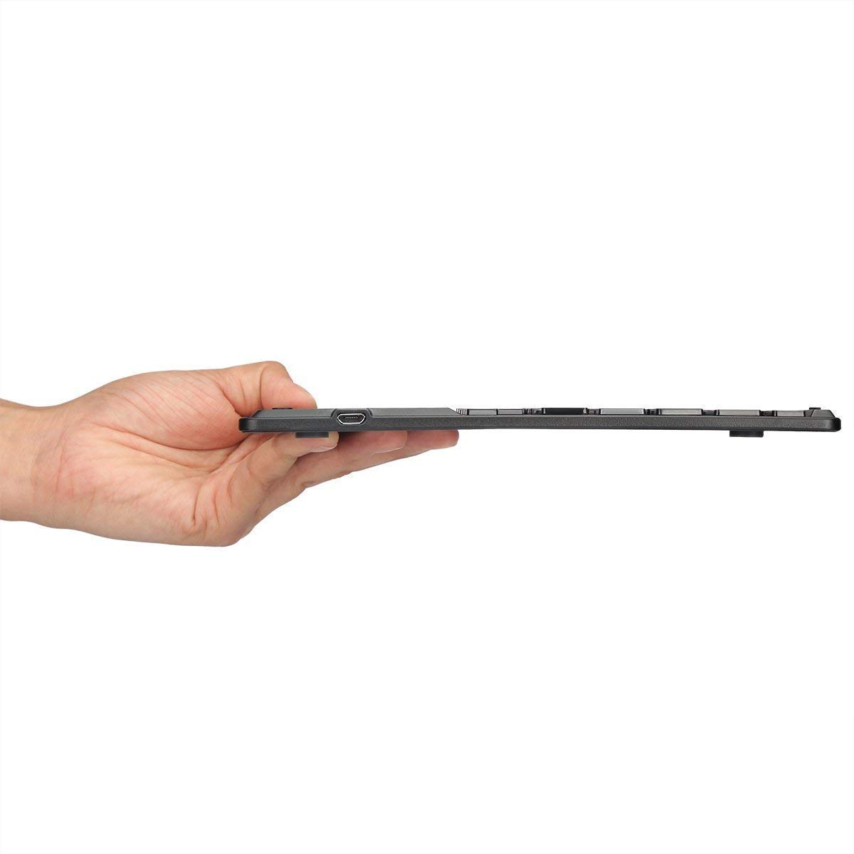 Tastiera Bluetooth Wireless In Spagnolo (con Ñ) Per Huawei MediaPad M5/M6, MatePad T10/T10s, MatePad 10.4 E Altri