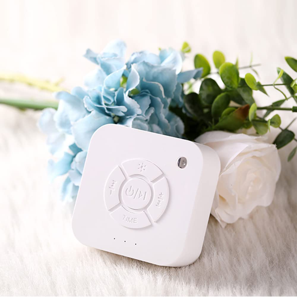 Altavoz Bluetooth El chupete for dormir de la máquina de ruido blanco alivia el sonido, el temporizador de luz de respiración Altavoz Bluetooth Potente