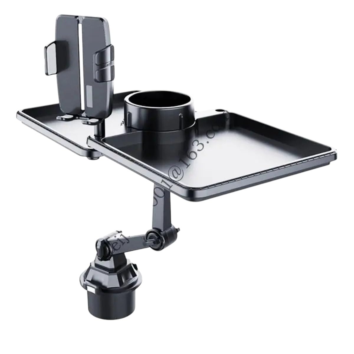 Car Cupholder Phone Mount Holder Expandable Base 2 in 1 Design for Smartphones and Most Bottles 360 Degree