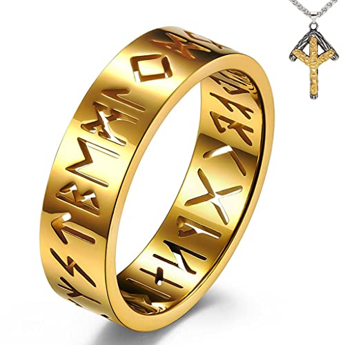 Cadeau Noël bague collier homme amulette loup Fenrir viking
