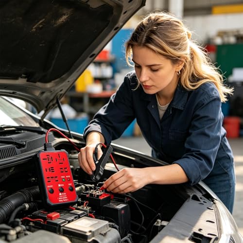 Probador de relés 12V 24V con luces de control para vehículos y camiones 2