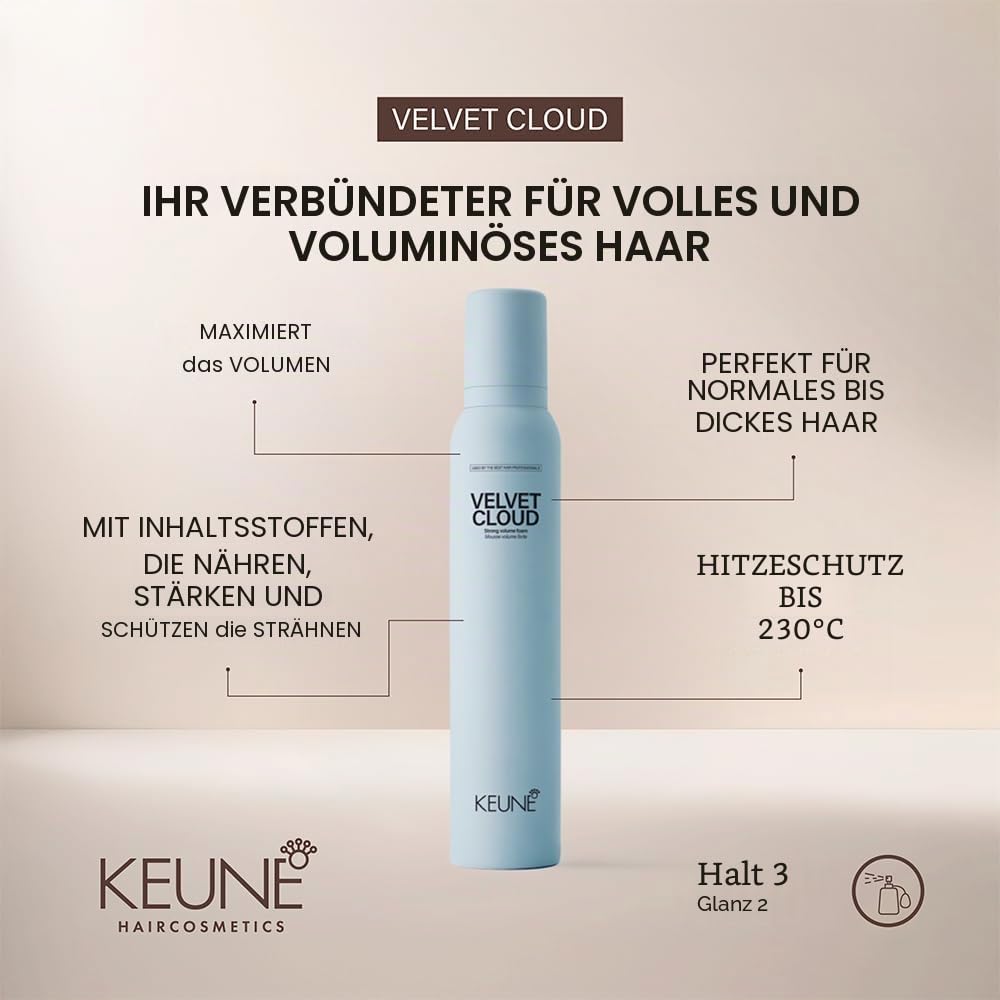 Keune Style Volume Velvet Cloud Strong Volume Foam 200ml