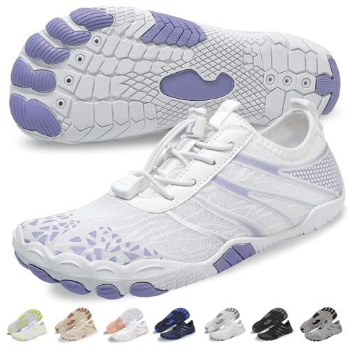 Image of Voyabarefoot Shoes for Women Men 2026 Upgrade Wide Toe Box Barefoot Hiking Sandals,Non-Slip Adjustable Water Shoes for Beach Walking Travel, Comfortable Slip On Walking Shoes