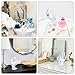 yuntop 1 Pack Hand Form Ring Holder Mannequin Hand Jewelry Organizer Stand Watch Stand Bracelet Ring Support Aesthetic Rack (Clear)