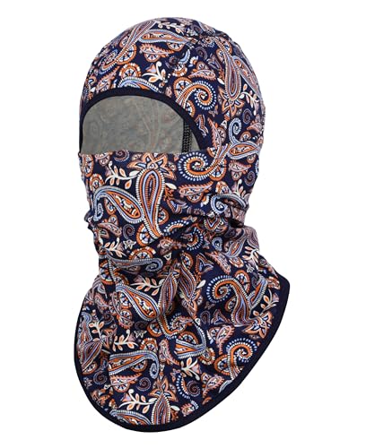 Image of BOCOMAL FR Face Mask Flame Resistant Balaclava 5.5oz Lightweight Arc Rated Helmet Liner Covering Hood for Welding