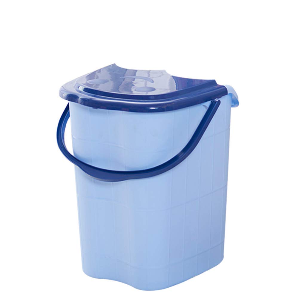 Pediluvio extra profondo in plastica, pediluvio per massaggi domestici, rulli massaggianti Rilassa i piedi doloranti oberati di lavoro - B 39 x 37 x 44 cm (C 44 x 42 x 53 cm) stella della luce
