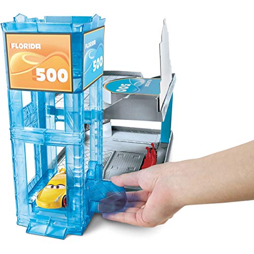 Cars 3 - Circuito Florida 500 para Coches de Juguete (Mattel FWL70), Exclusivo en Amazon