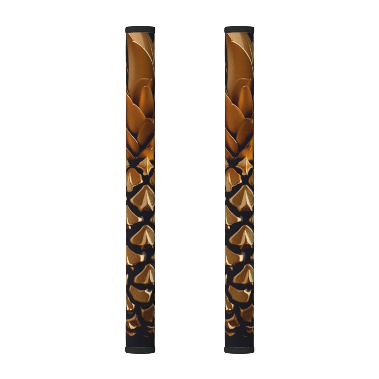 VGFJHNDF Refrigerator Door Handle Covers 2-Pack, Golden Pineapple Printed Protect and Decorate for Fridge Ovens Dishwashers