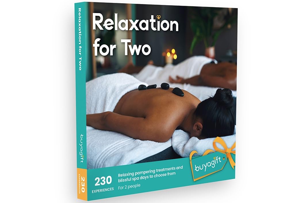 Buyagift Relaxation Experience Gift Box for 2 - Over 995 Spa Days and Beauty Treatments Across the UK
