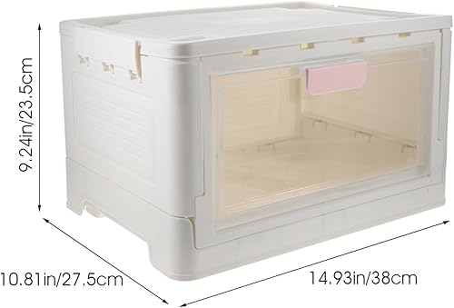 Miniatura 6 de Alipis Contenedores de caja para organizar contenedores plegables, contenedores plegables para juguetes para el hogar, contenedores de plástico para