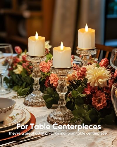 Homemory Rechargeable Flameless Candles With Timer Remote thumb #5