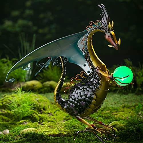 Figura Decorativa Dragón para Jardín 13.75x19x25.4 in miniatura 7