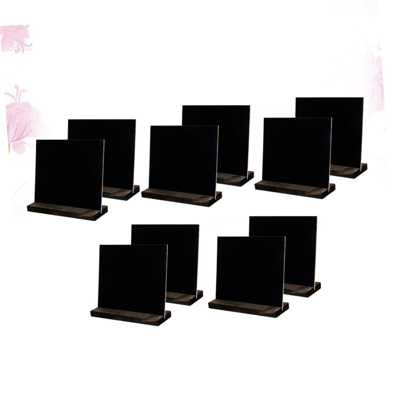 Mini Tableaux Noirs de Table 13x15cm Lot de 10, Panneau Décoratif