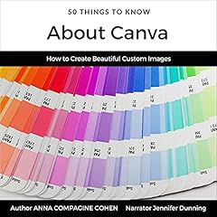 50 Things to Know About Canva: How to Create Beautiful Custom Images Audiolibro Por Anna Compagine Cohen arte de portada