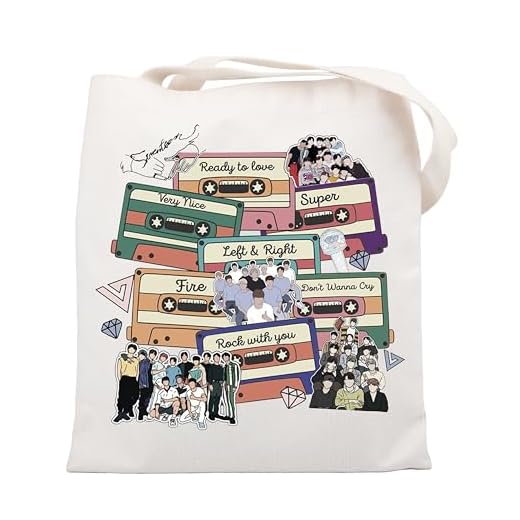 UJIMS 17 Album Tote Bag Korea-Pop Boy Band Fans Gift Korea-Pop Merchandise Korean Music Merch