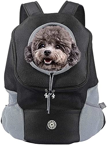 Dog Backpack, Puppy Backpack, Pet Carrier Backpack Small Dog Backpack Carrier Pet Travel Carrier Dog Front Carrier with…