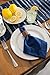 DII Handmade Chindi Tabletop, Reversible and Machine Washable, Table Runner, 14x72, Nautical Blue