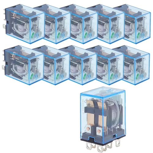 Relais LY2NJ HH62P DPDT 10A 380V pour circuit de commande