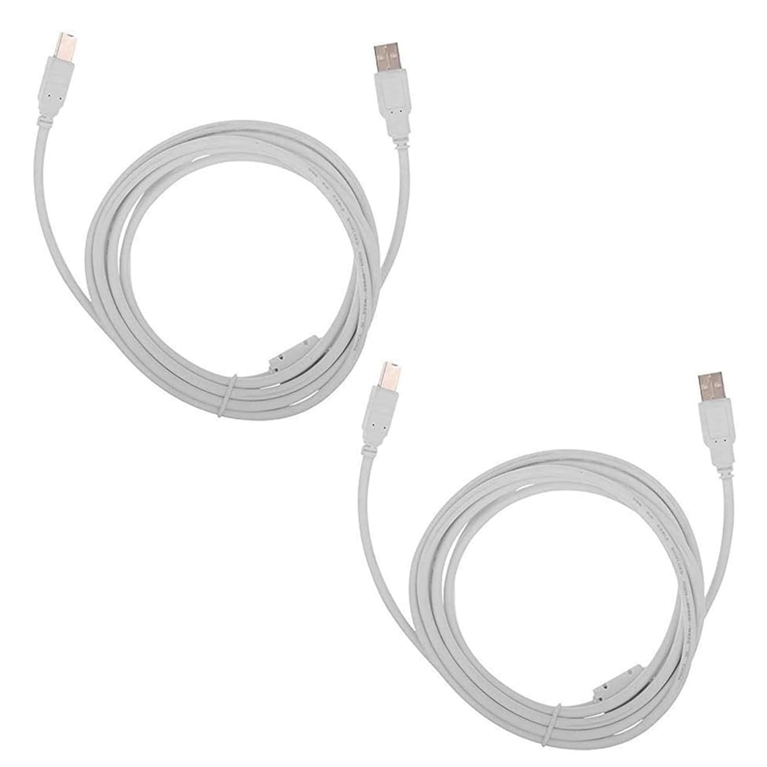 USB 3.0 High-Speed Printer Cable 3M – A Male to B Male USB Cord for HP, Canon, Scanner, Printer, Computer & Laptop – White – Pack of 1