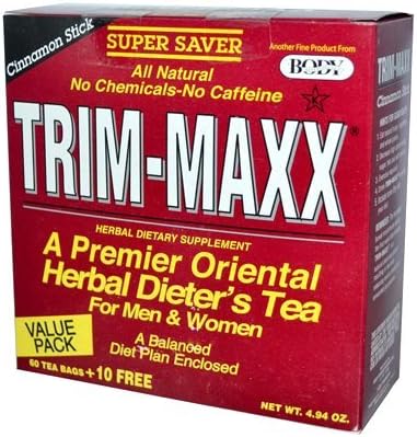 Trim-Maxx Herbal Dieter's Tea Cinnamon Stick - 70 Tea Bags, 4.94 oz (1-Pack)