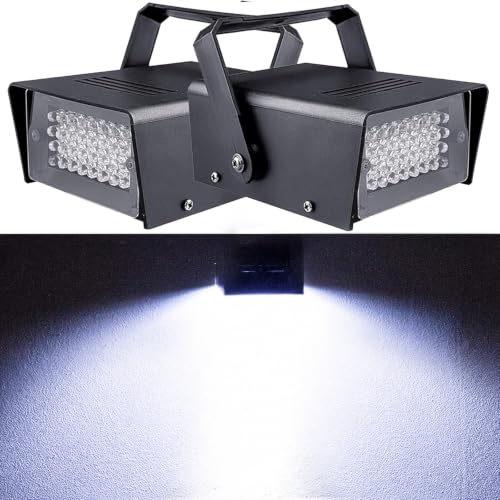 2Pack 32 Led Strobes Lights Strobe Light for Halloween Mini Strobe Light Halloween Strobe Lights for...