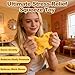 Jumbo Squishy Cheese Block - Big Squeeze Cheese Toy for Stress Relief, Slow Rising Sensory Fidget Gift for Kids and Adults, Large Yellow Cheese Squishy (12CM/4.7INCH)