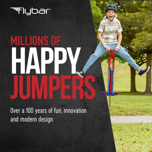 Image of Flybar Master Pogo Stick for Kids Ages 9+, 80-160 lbs - Easy Grip Handles - Active Exercise Toy for Tweens & Teens - Outdoor Toy with Non-Slip Foot Pegs for Boys and Girls - No Assembly Needed