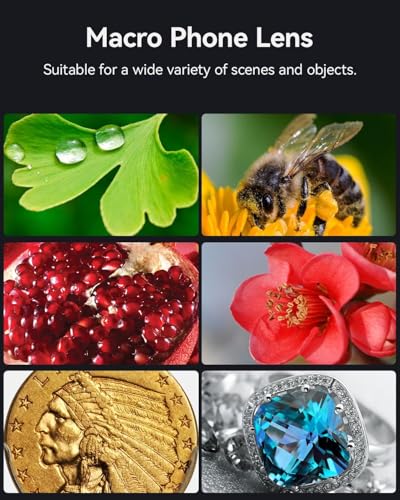 Image of Evil eye 10X Macro Phone Lens Kit for Smartphone with Universal Clip, Professional Macro Photography Lens for iPhone, Samsung and Most of Android Smartphone