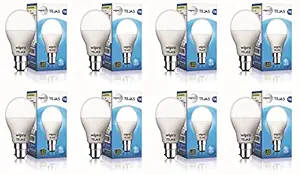 wipro Tejas 7W LED Bulb B22 pack of 8