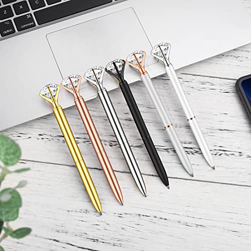 Pasisibick 20 Pieces Diamond Pens Of Cute Beautiful Ballpoint Pens Crystal Diamond Pen For Women Wedding Bridal Shower Décor Gifts With 20 Pieces Replacement Refills(20 Colors) #TOP5