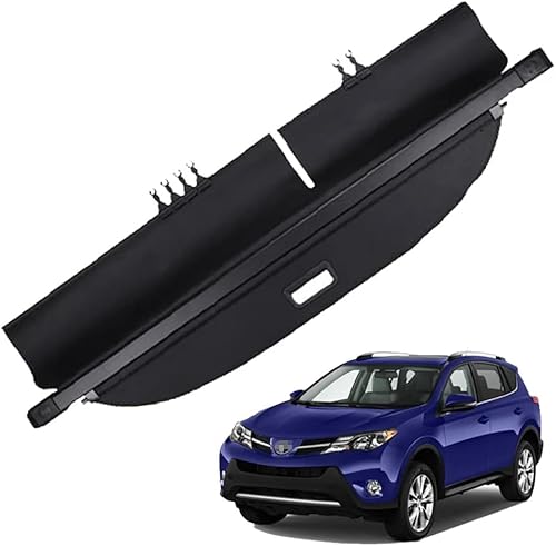 Cubierta retráctil de carga para maletero trasero para Toyota RAV4 XA40 2013 ~ 2018, cortina de protección para maletero de vehículo, cubierta de