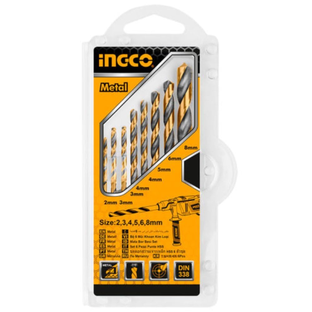 Gilhot® 8Pcs HSS Twist Drill Bits Set – High-Speed Steel, Precision Drilling, Ideal for Metal, Wood, Plastic (Pack of 1) (B0DCFZ99WJ) Amazon Price History, Amazon Price Tracker