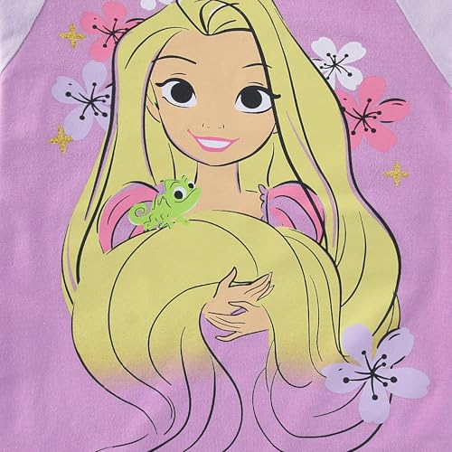 Image of Disney Lilo and Stitch Frozen Minnie Mouse Princess Girls Long Sleeve Shirt and Pants Set for Infant to Big Kids