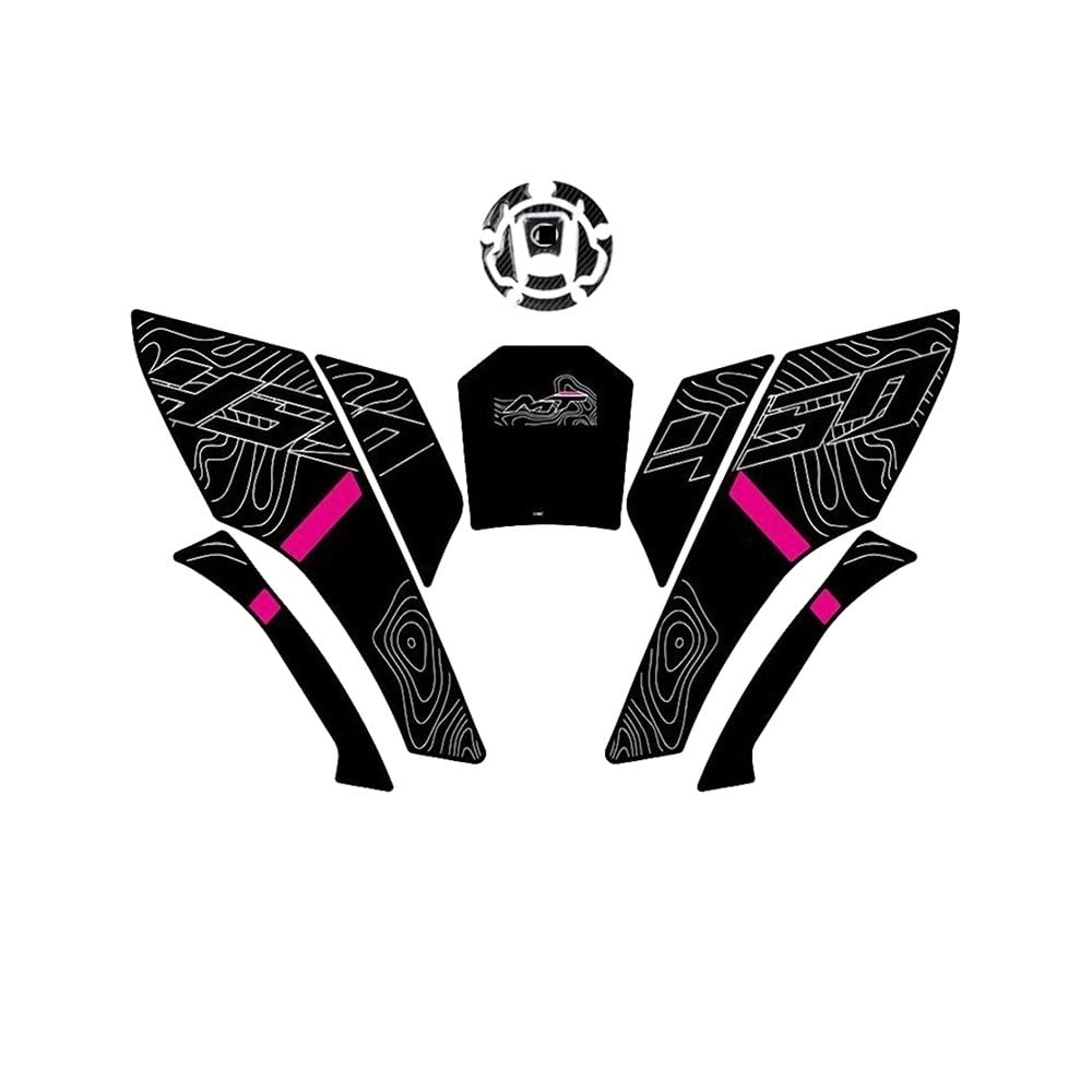 Fuel Tank Protector for 450MT Tank Pad Covers Protector Stickers Motorcycle Accesories Tankpad Gasoline Decals