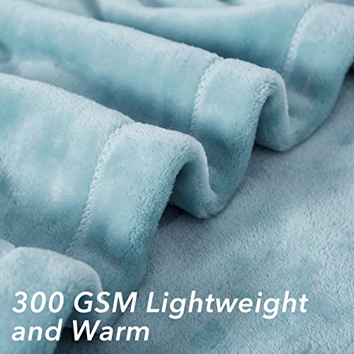 Lbro2M Flannel Fleece Bed Blanket, King Size Super Soft Warm Fuzzy Microfiber Velvet Plush Throw Lightweight Cozy Couch Blankets, All Season Use #TOP2