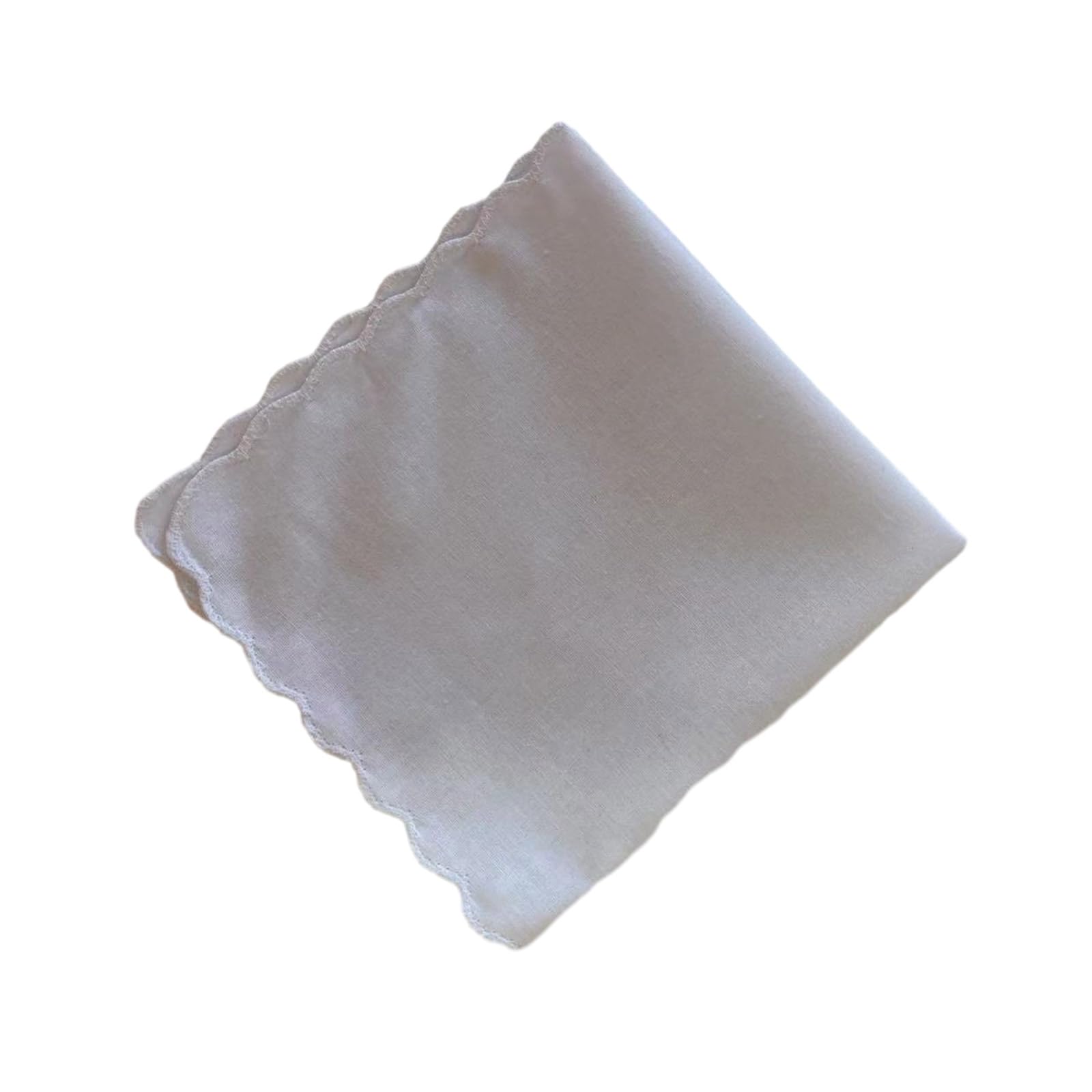 Fentency Soft and Elegant Lady Cotton Handkerchiefs Lace White Hankies for Embroidery Tableware Cotton Women Hankies Party