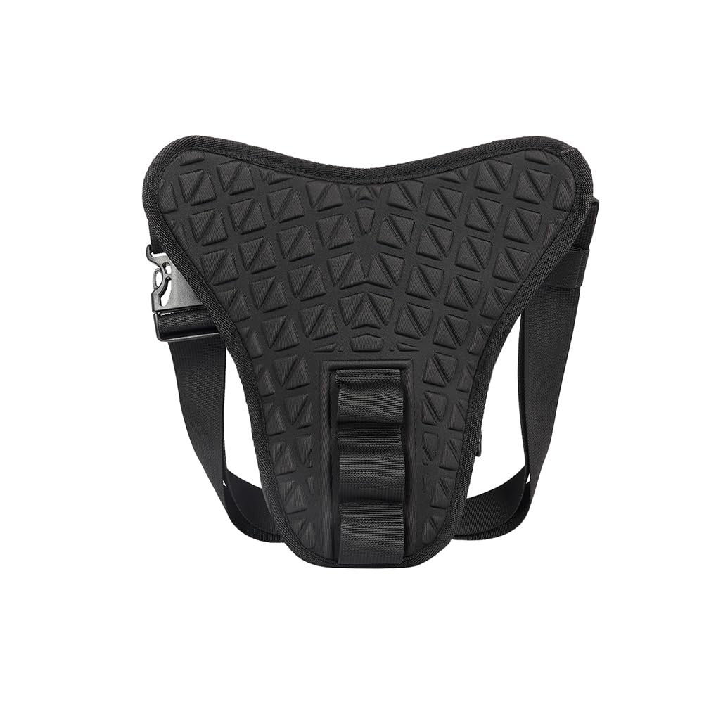 Gutriff Marsupio Cosciale e da Gamba per Uomo e Donna, Marsupio Sportivo da Gamba con Multitasche per Corsa, Ciclismo, Moto, Sport e Lavoro