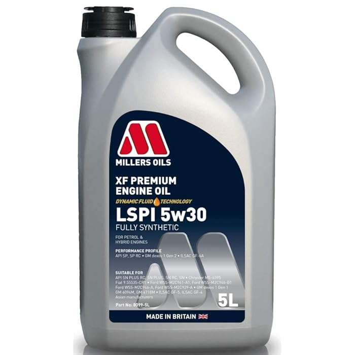 Buy Millers Oils XF Premium LSPI 5W30 SP RC Fully Synthetic Engine Oil