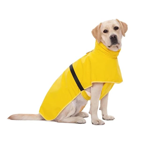 CMZYBBD Chubasquero Perro Poncho Impermeable con Capucha para Perros