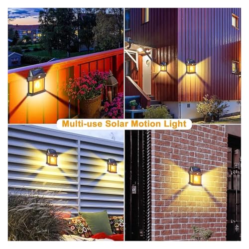 Aplique solar de pared exterior impermeable blanco con tres modos de iluminación 2