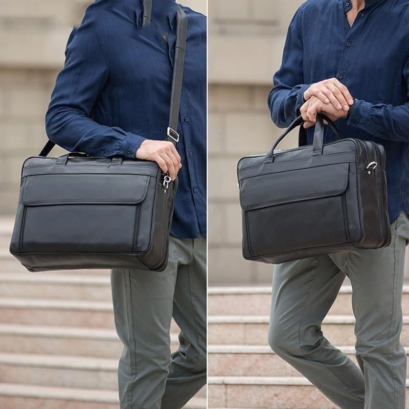 Briefcase Men's Business Commuter Tote Shoulder Crossbody Computer Business Bag3