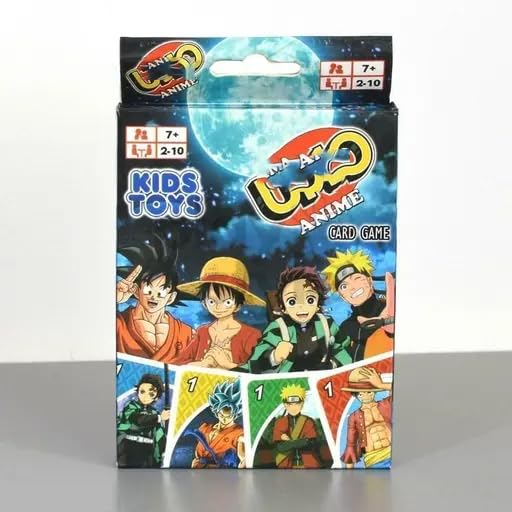 Image of Anim'e Cards Game Play with Family and Friends and Ideal for Parties, Travel, and Family Gatherings (Pack of 1)
