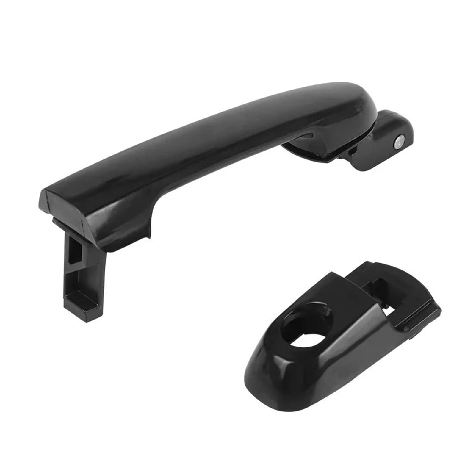Bhgmgeblv Front Left Durable Outside Door Handle For Hyundai For Accent 2006 2007 2008 2009 2010 2011 83660-1E000 83650-1E000 Car Front Rear Left Right Exterior Door Handles(Front Left)