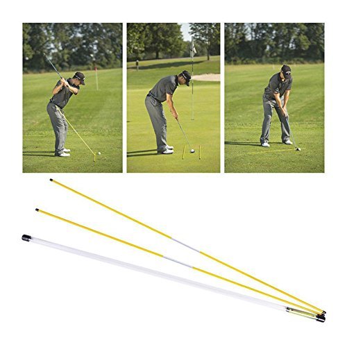 Golf Alignment Sticks Swing Plane Tour Training Aid Practice Rods Trainer Aids